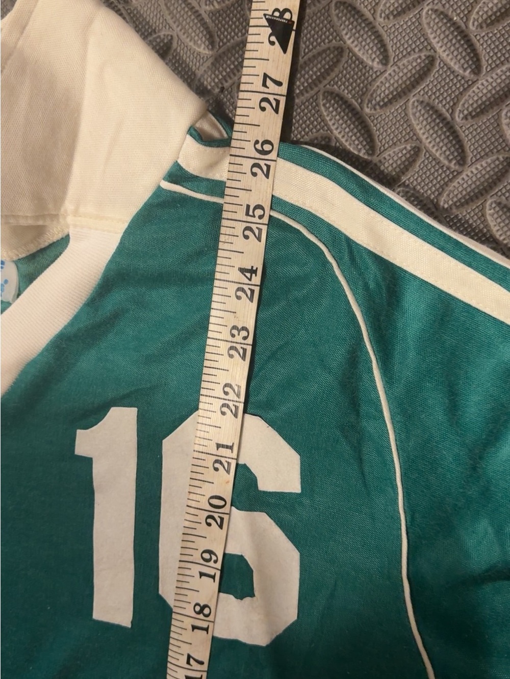 adidas Teal Green Long-Sleeve 'Piston' Soccer Top with White Accents - Picture 5 of 5